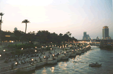 Party Island in the middle of the Nile at Cairo